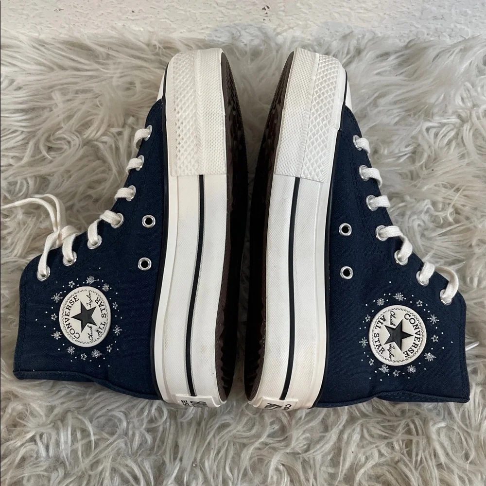 Converse Chuck Taylor All Star Lift Platform Cosmic Sneakers Size 5 NEW - Picture 9 of 16
